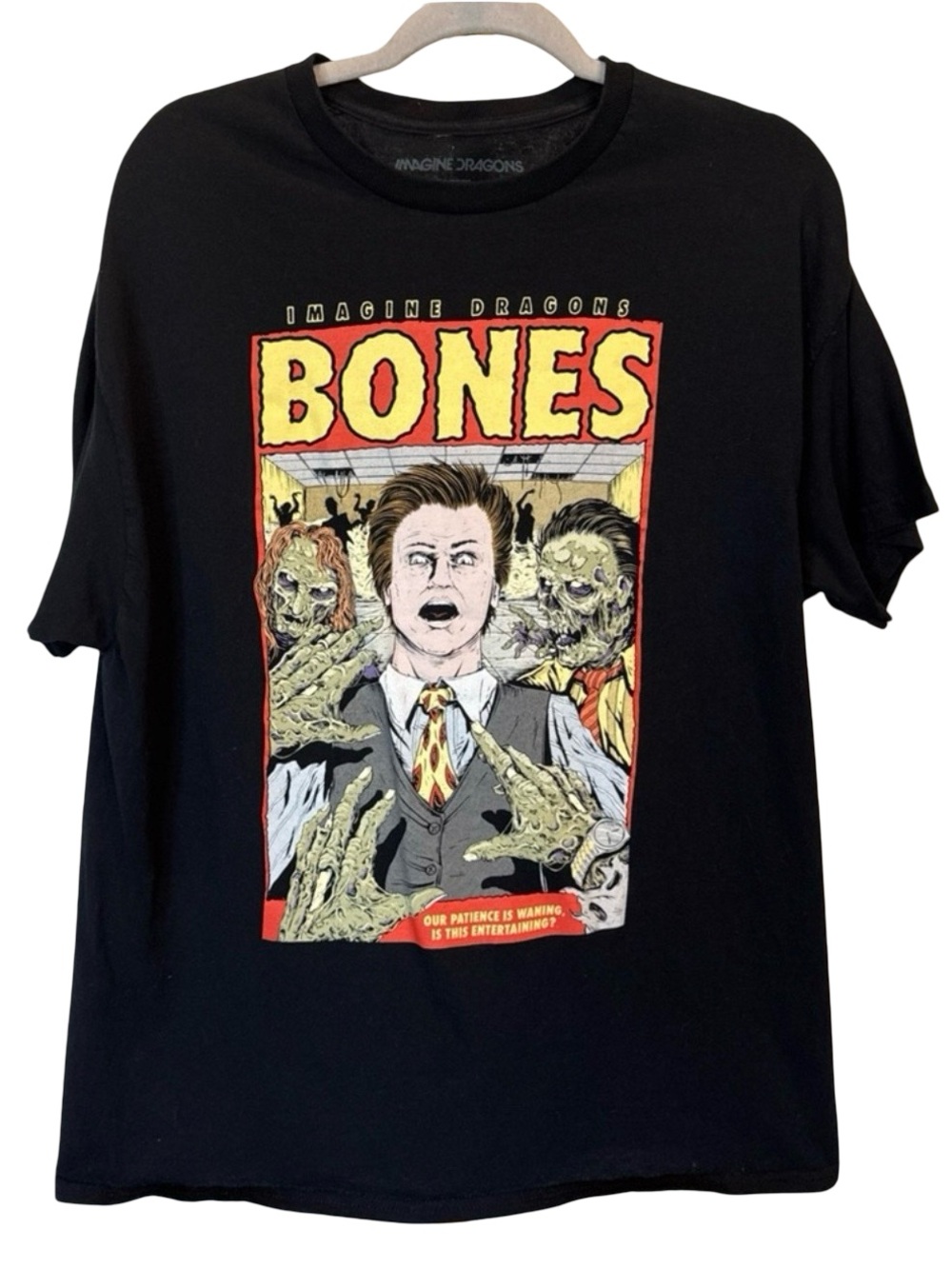 Imagine Dragons BONES Tshirt Mens Size XL, Graphic, Band Tee T-Shirt